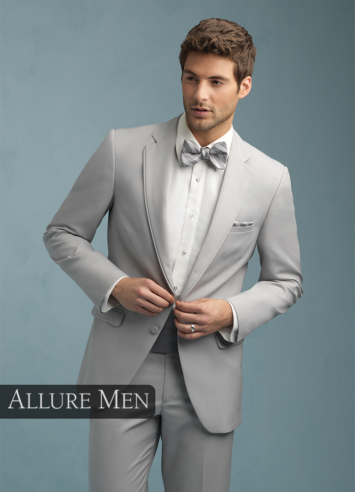 Allure Men Cement Grey Bartlett Tuxedo